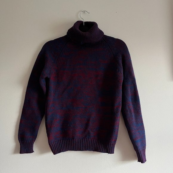 Vintage | 70's Wool Turtleneck Sweater - Picture 1 of 3